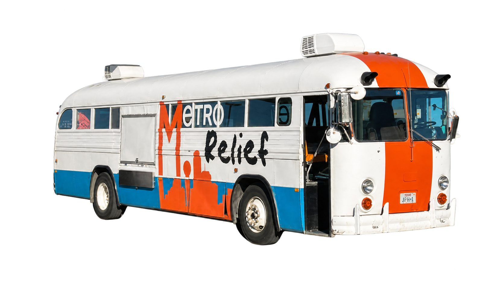 Metro Relief outreach bus